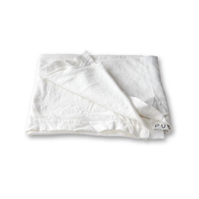 Trapos de punto camista blanca de algodón reciclados y fabricados por Trapos Los Pozicos