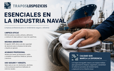 El uso de trapos de algodón en la industria naval